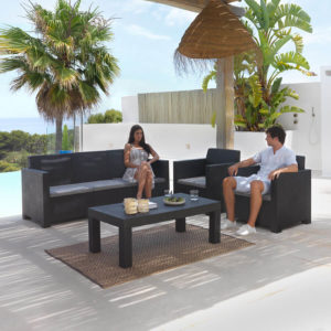 Contemporary style Belize set made of recycled plastic | Sp-Berner