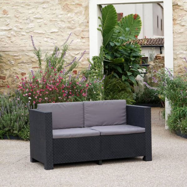 Diva 2-seater sofa made from recycled plastic material | Sp-Berner
