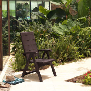 Legno Multi-position Armchair for the garden | Sp-Berner