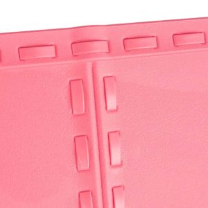 Pack of 4 storage boxes with lids pink