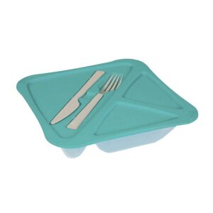 Airtight food container with separate compartments