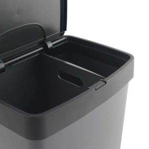 Bin recycling 70l-3-compartments plastic 8