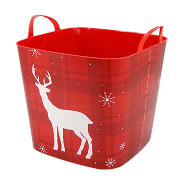 Christmas Children's 25L plastic tidy basket with design | Sp-Berner