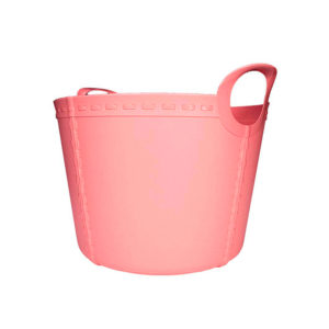 Craft organising basket for practical storage pink 25l