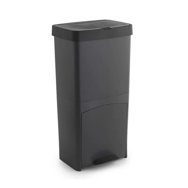 Cubo de reciclaje ecológico 45 litros de 3 compartimentos, reciclaje de  basura / cubos de reciclaje, gran capacidad, para papel, vidrio y plástico,  id – WH0104 – B2B DIEMPI