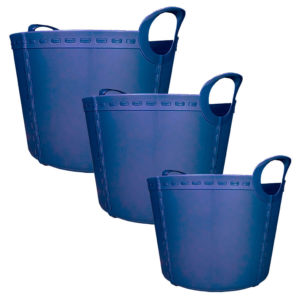 Pack 3 cestos de ordenación violeta