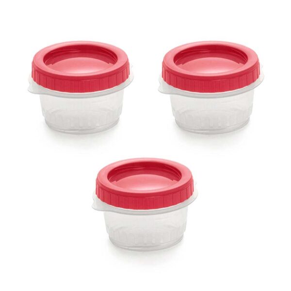 Pack of 3 Twist'n Go plastic airtight containers 300ml | Sp-Berner
