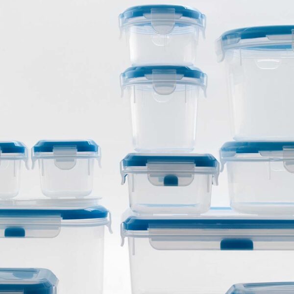 Set of 10 airtight containers + 2L Super Lock jug
