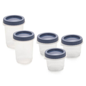 Set of 5 Twist’n Go airtight containers
