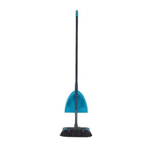 Plastic telescoba broom with dustpan | Sp-Berner