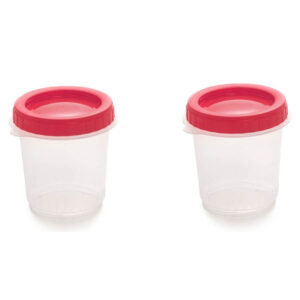 Pack of 2 Twist'n Go airtight containers 700ml