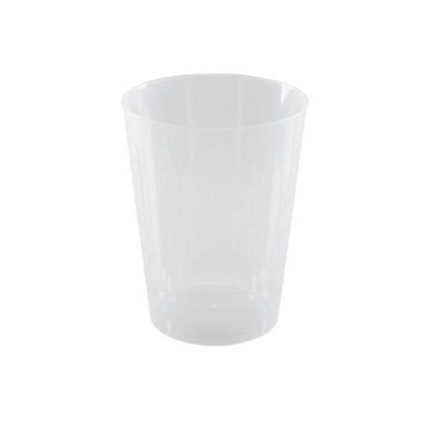 Pack de vasos de plástico grandes reutilizables 550ml