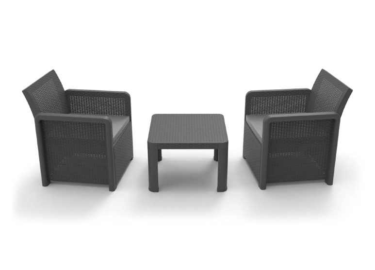 Conjunto de Jardin Nassau Tete a tete