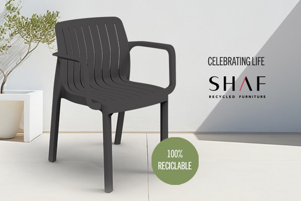 Shaf, nuestra marca de mobiliario de plástico reciclado